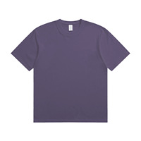 Camiseta de Hombre de Algodón 100% Tejido, Unisex, Manga Corta, Corte Holgado, Transpirable, Cuello Redondo, Talla Grande