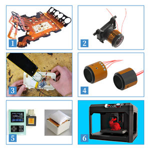 Laiyuan vendita calda 5V 6V 12V elettrico Kapton Pad riscaldamento flessibile in poliimmide pellicola riscaldante riscaldatore - Product Image 3