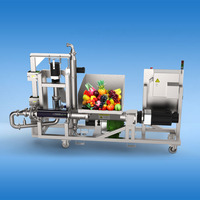 Multifunctionele productielijn voor sappoeder, fruitmeel, noten en waterverwerking, voedselveilig SS304, op maat gemaakte OEM, kleine schaal