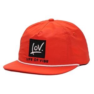 หมวกแก๊ปแบบ 5 แผง ผ้าไนลอน ปักโลโก้สีแดง ทรงไม่แข็ง - Product Image 2