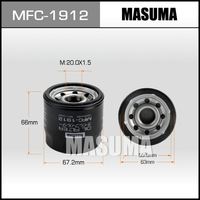 MFC-1912 MASUMA filtre à huile pièce de rechange 16097-0002 16097-0003 filtre à huile pour MITSUBISHI pour MAZDA