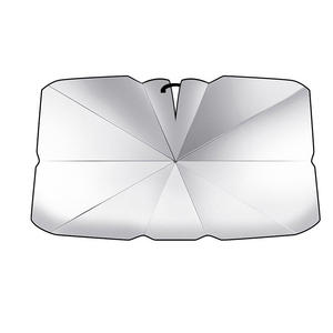 Pare-soleil de voiture Pare-brise <span class=keywords><strong>Parapluie</strong></span> pliable avec poignée rotative Pare-soleil réfléchissant pour véhicule Blocs rayons UV Visière de protection solaire - Product Image 3