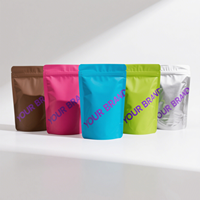 Sac en mylar holographique en plastique imprimé sur mesure emballage alimentaire à l'épreuve des enfants à haute barrière sacs zip-lock pour collation et bonbons