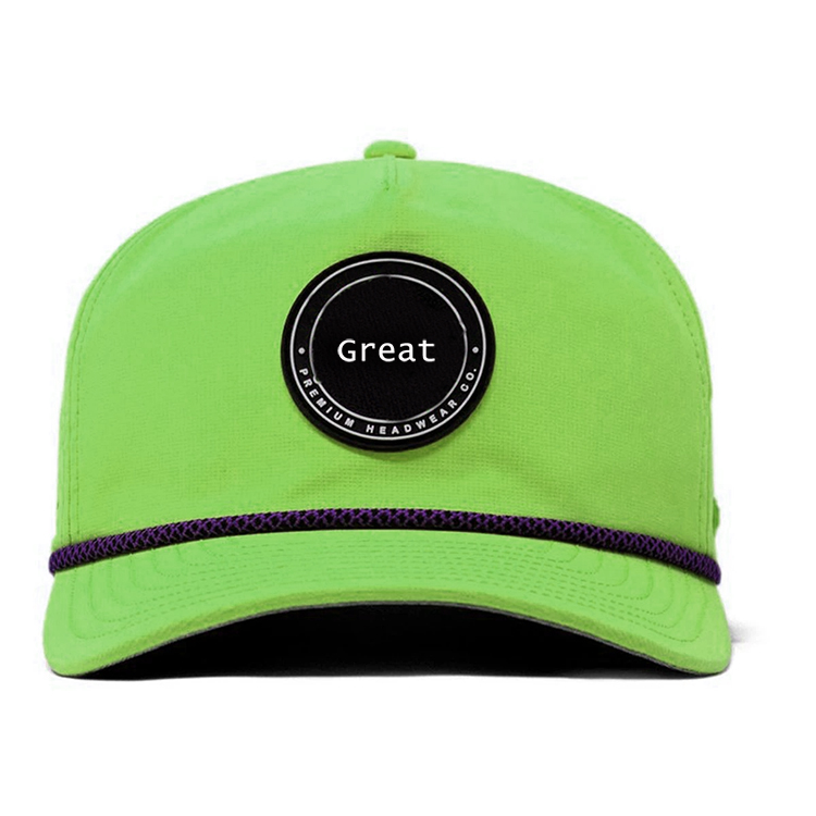 Famous brand Laser Cut Mesh Caps Mens  5 panel Pvc Patch Hat