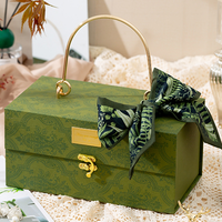 Boîte cadeau personnalisée en carton de luxe en forme de livre avec poignée, finition mate, pour dossiers et cadre photo de mariage