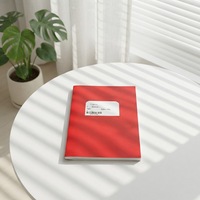 Cuaderno de ejercicios cosido a caballete OEM de fábrica con cubierta de plástico colorida, personalización de páginas interiores y opciones de conteo de hojas para Europa