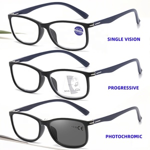 Gafas de Lectura Progresivas Multifocales Fotocromáticas Anti Luz Azul de Alta Calidad con Logotipo Personalizado al por Mayor de Fábrica para Hombre - Product Image 4