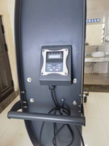 พัดลมอุตสาหกรรมแบบแกนหมุน 1.2 เมตร รุ่น TOPMF-120 ยี่ห้อ <span class=keywords><strong>Topfan</strong></span>  ทำจากอลูมิเนียมอัลลอยด์ ใช้ไฟ 220 โวลต์ เสียงเบา 39 เดซิเบล แบบเคลื่อนย้ายได้ เหมาะสำหรับศูนย์กีฬา - Product Image 5