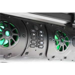 รถกอล์ฟไฟฟ้าลำโพงซับวูฟเฟอร์ IP66 27 ", ลำโพงเสียงทุ้มไฟฟ้ากันน้ำได้มีแถบเสียง RGB สำหรับ utv/atv/ เรือและรถกอล์ฟ - Product Image 6