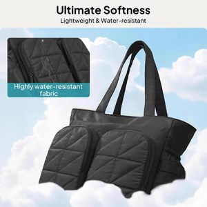<span class=keywords><strong>Bolsa</strong></span> de Pañales Acolchada, <span class=keywords><strong>Bolsa</strong></span> de Bebé con Bolsillos Aislantes, Resistente al Agua, de Poliéster, Gran Capacidad, Ligera, <span class=keywords><strong>Bolsa</strong></span> de <span class=keywords><strong>Hospital</strong></span> <span class=keywords><strong>para</strong></span> - Product Image 4