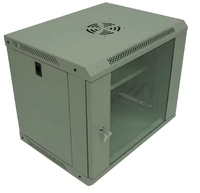 Armoire de serveur murale 9U de 19 pouces pour Internet, étanche, pour centre de données extérieur, CCTV, réseau