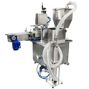 Machine de remplissage automatique à convoyeur pour boissons, miel, bière, crème, alcool, lait, cosmétiques, bain de bouche et liquides - Product Image 6