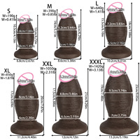 Dildo XXL en silicone liquide double dureté, jouet de simulation, plug anal, jouets sexuels pour adultes, jouets de plaisir pour adultes, dildos