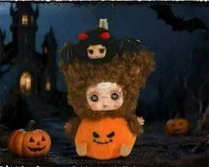 Auténticas Cajas Ciegas de PVC de la Serie MMSUGER BABYA Night Elf Party Halloween, Muñecos Decorativos de Vinilo Kawaii con Llavero de Peluche, Regalo - Product Image 3