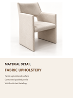 Fauteuil d'appoint moderne en tissu rembourré, siège unique, pour salon, coin lecture, hôtel