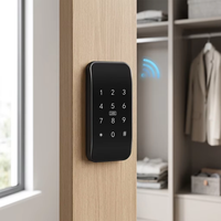 Cerradura Inteligente Digital RFID con Teclado para Gabinetes TTlock APP, Modo Público para Muebles de Hotel, Desbloqueo Remoto Opcional, Madera y Aluminio