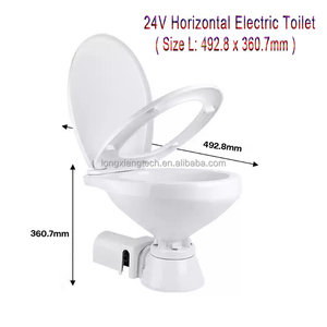 LXRV 12V Pompe à haut débit Macerator Toilette WC <span class=keywords><strong>Cuvette</strong></span> de toilette pour <span class=keywords><strong>camping</strong></span>-car <span class=keywords><strong>camping</strong></span>-car <span class=keywords><strong>camping</strong></span>-car Marine Cuisine Toilette - Product Image 6