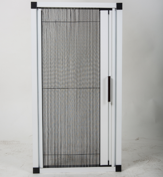 Retractable Screen Door Aluminum Door & Window Sliding Screen Door & Window Pleated Mesh Mosquito Net Fly Mesh