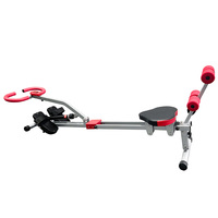 Máquina de Remo Multifuncional BESTGYM de Alta Calidad, 12 Niveles de Resistencia, Construcción de Acero para Ejercicios de Desarrollo Muscular, Uso Doméstico