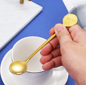 DFC0337 Good Luck Home Shop - Juego de Cubiertos Creativos para Regalo de Navidad, Cubertería de Acero Inoxidable 304, Cuchara para Café - Product Image 2