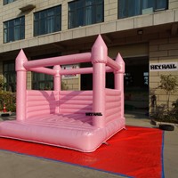 Château gonflable à paillettes avec structure de saut de 13x13 pieds en PVC, idéal pour les fêtes d'anniversaire et la location