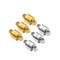 Fermoirs de bijoux magnétiques en acier inoxydable Fermeture sécurisée solide pour colliers Bracelets-Extension conviviale