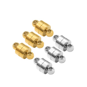 Stainless Steel Magnetic Jewelry Clasps Strong Secure Closure for <strong>Necklaces</strong> Bracelets-Friendly <strong>Extender</strong> - Product Image 2