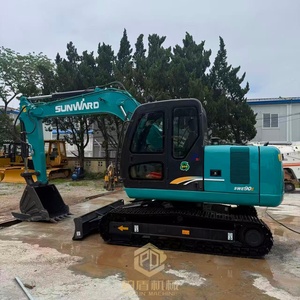 Mini-excavatrice d'occasion haute performance 9 tonnes Sunward SWE90E – Machine de terrassement compacte de seconde main pour la construction - Product Image 6