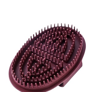Meridian Brush Soft <b>Silicone</b> Body Massage <b>Tool</b> Coffee Brown Skin Rejuvenation Universal Use - Product Image 2