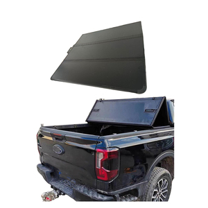 Couverture de benne rigide pliable à profil bas, couverture de benne rigide à trois plis, compatible avec TOYOTA TACOMA - Product Image 1