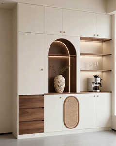 Buffet simple moderne personnalisé Buffet en bois blanc Buffet pour <span class=keywords><strong>salle</strong></span> <span class=keywords><strong>à</strong></span> <span class=keywords><strong>manger</strong></span> Approvisionnement direct d'usine - Product Image 4
