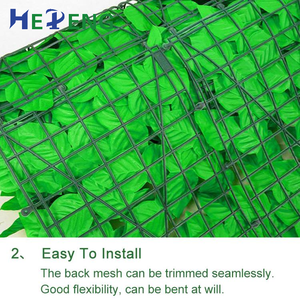 Mur végétal artificiel pour l'extérieur Mur végétal en plastique certifié UV avec <span class=keywords><strong>arbustes</strong></span> Clôture en feuilles d'herbe pour les pièces extérieures - Product Image 4