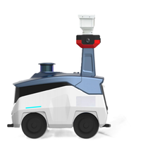 Equipado con Chasis de Conducción Autónoma de Baja Velocidad, Admite Mapeo Automático, Navegación Inteligente para Patrullaje Totalmente Automático