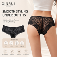 Braguitas de bikini sexys de encaje floral de talle bajo para mujer, ropa interior transpirable de nailon y elastano, suave y elástica, venta al por mayor OEM