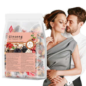 Чай в пакетиках «Десять сокровищ» с женьшенем и макой: натуральная формула для повышения мужской жизненной силы и сексуальной энергии - Product Image 1