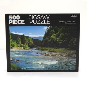 공장 제조 업체 사용자 정의 디자인 성인 종이 판지 퍼즐 어린이 교육 완구 Rompecabezas 500 피에자 - Product Image 3