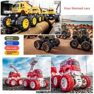 <span class=keywords><strong>Camion</strong></span> de <span class=keywords><strong>pompier</strong></span> tout-terrain à inertie pour garçons, inspiré des influenceurs, en plastique, échelle 1:5, mini-jouet de marché nocturne, vente en gros - Product Image 3