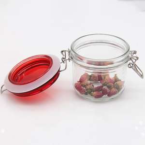 Bocal de mise en conserve <span class=keywords><strong>Weck</strong></span> Transparent 200ml 350ml <span class=keywords><strong>Bocaux</strong></span> écologiques avec couvercles Récipients en verre hermétiques avec joints de serrage - Product Image 6