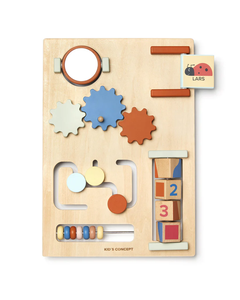 EN-71Kids Concept Kids Concept Houten Activiteiten Loopwagen Wooden Educational Push Walker Tool Montessori Baby <b>Promotional</b> <b>Toy</b> - Product Image 4