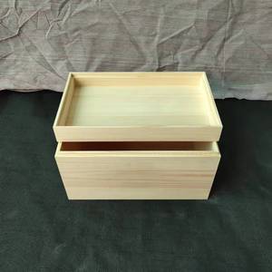 Pine Wood Rectangular <b>Box</b> With Lid 13cm High Jewelry Storage Desktop Organizer Solid Wood <b>Small</b> Chest For Gifts - Product Image 2