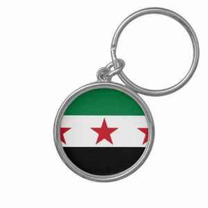 Tùy Chỉnh Thiết Kế Syria Cờ Vòng Đeo Tay Ve Áo Men Pin Trâm Mặt Dây Chuyền Vòng Cổ Pin Huy Hiệu Syria Bản Đồ Màu Xanh Lá Cây Miễn Phí Cách Mạng Cờ Pin - Product Image 6