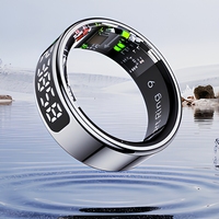 SHR Ring Smart Fitness Tracker Ring mit Bildschirm - Schlankes Design, Fortschrittliche Gesundheitsüberwachung