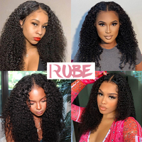 Perruques longues bouclées Jerry en cheveux vierges vietnamiens 13x4 HD transparents pour femmes, couleur naturelle, vente en gros