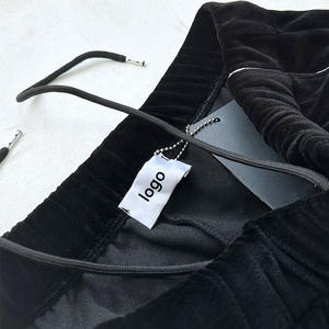 맞춤형 벨벳 운동복 남성 조거 정장 2 종 세트 남성용 벨벳 운동복 - Product Image 6