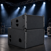 OEM Vera36 Dual 10" 3-Way Passive Line Array Speaker avec 1800W RMS/3600W de puissance de crête et réponse en fréquence de 60Hz-18kHz