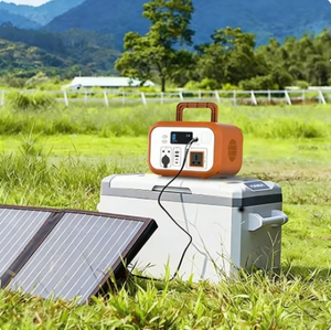 Estación de Energía Portátil de 600W, Batería de Litio para Almacenamiento de Energía Solar, para Camping y Actividades al Aire Libre, con Onda Sinusoidal Pura - Product Image 4