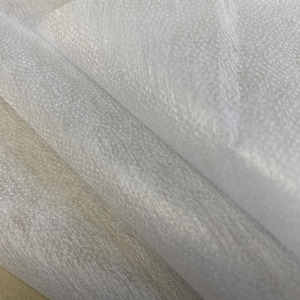 Manufacturer Wholesale 32g Double Dot Lightweight Eco-Friendly PES Iron-On Adhesive Non-Woven Fusible <strong>Interlining</strong> for Garments - Product Image 3