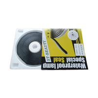 TIEAUR Pièces Auto 12V Rouleau de Mastic Butyle Élastique Résistant aux Intempéries pour Portes/Phares, Colle Serpent Élastique sans COV, Accessoires Intérieurs