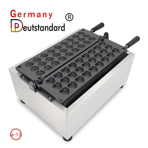 Nouvelle machine à gaufres et <span class=keywords><strong>mini</strong></span>-crêpes électriques en forme de cœur <span class=keywords><strong>rouge</strong></span> pour la cuisson des œufs et des <span class=keywords><strong>mini</strong></span>-crêpes - Product Image 5