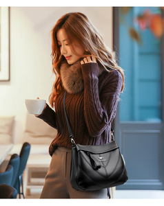 Bolso de Mano de Cuero PU Personalizado de Diseño Nuevo y Moderno para Mujer, Bolso Bandolera, Bolso de Lujo para Damas - Product Image 2